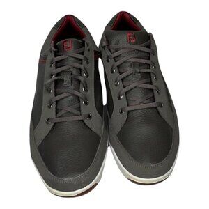 FootJoy Contour Casual Spikeless Golf Shoes Gray Size 14 M #54238